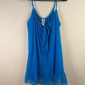 Baby doll Y2K sheer Dress with Ruffle Hem